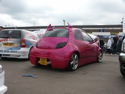Ford Ka Modified Pink Rear click to zoom picture