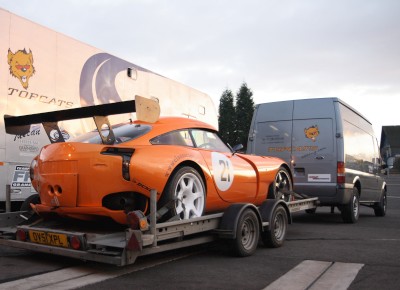TVR Topcats Orange Donington: click to zoom picture.