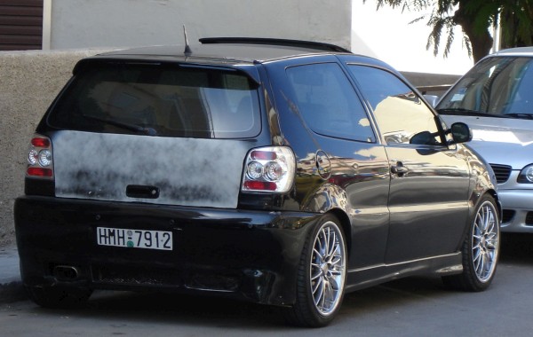 VW Polo Modified Rear