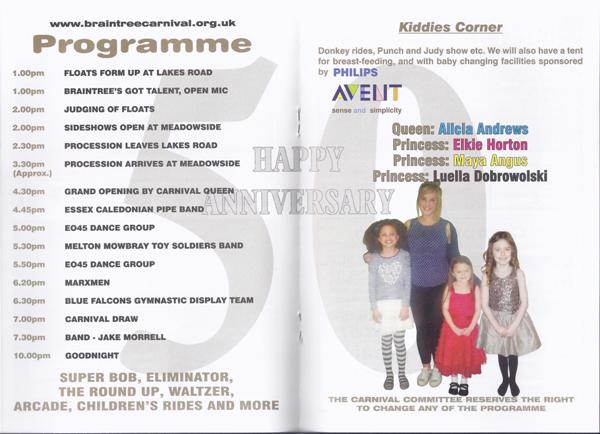 2013 Programme of Events