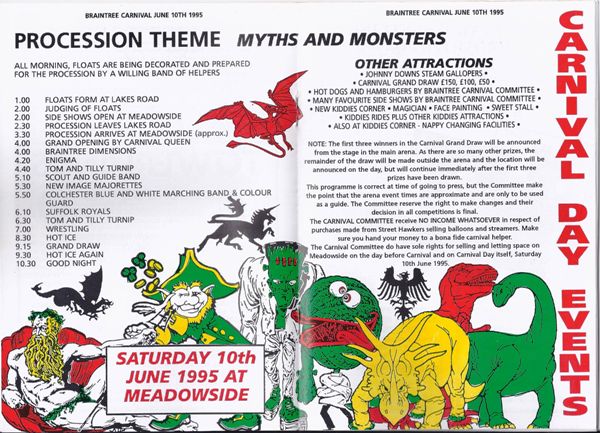 1995 Programme of Events